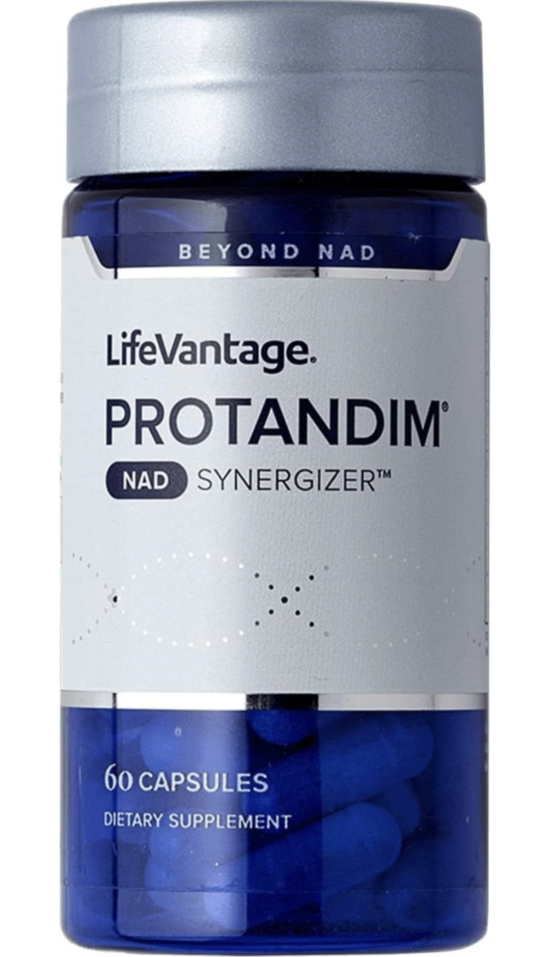 LifeVantage Protandim NAD Synergizer, 60 Capsules, NAD Supplement Supports a Healthy Vascular System, Energy Supplements, and Focus Vitamins, NAD Supplements for Cellular Waste and Overall Health( Bottle of 2)