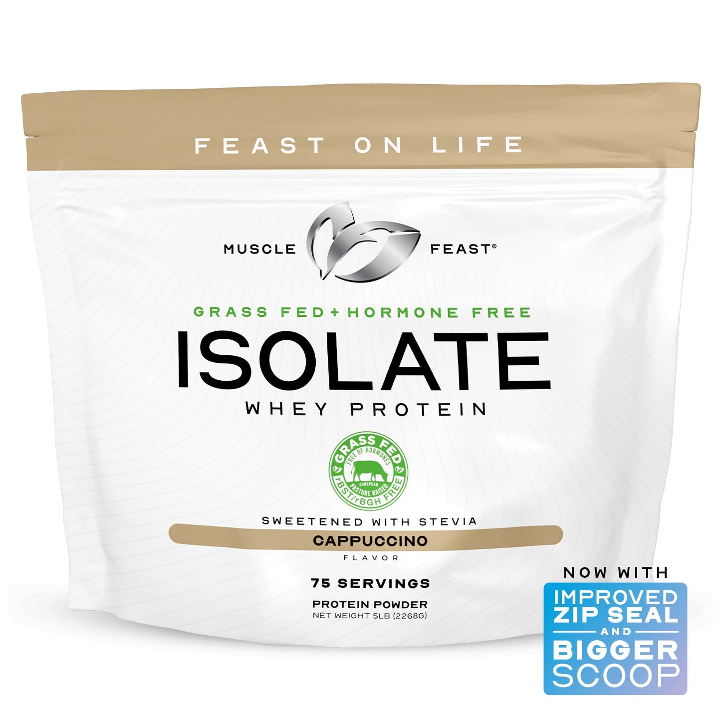 Whey Protein Isolate, Pasture Raised, Grass Fed, rBST/rBGH and soy free
