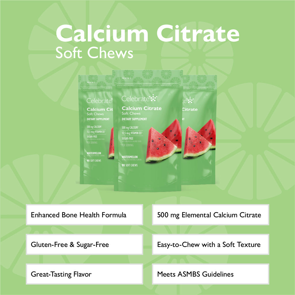 Watermelon calcium citrate soft chew product information 