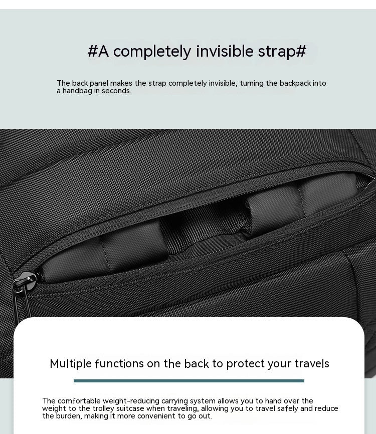 Multi-functional Backpack Capacity Storage Business Oxford Cloth Waterproof Travel Bag