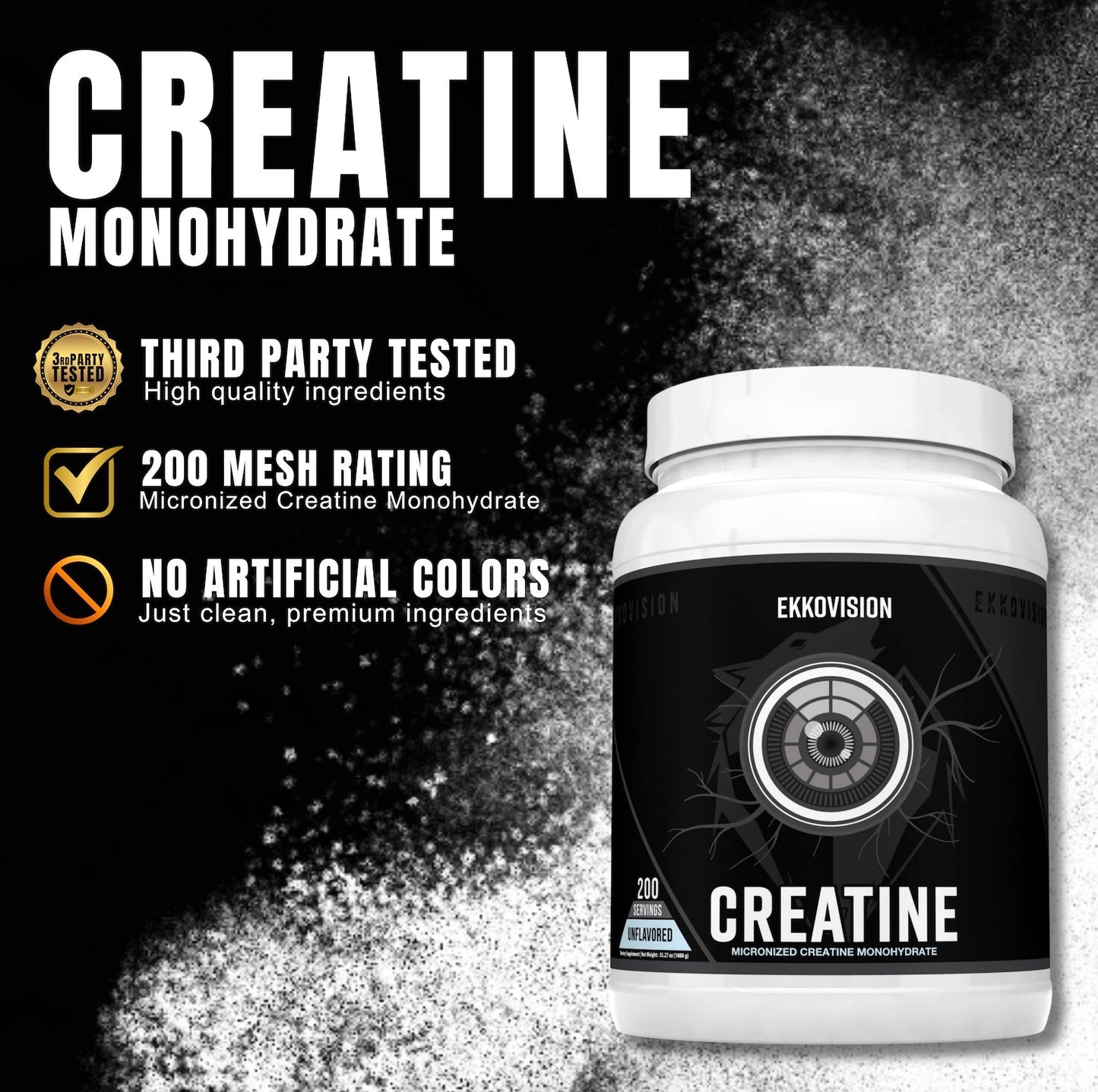 Creatine Monohydrate 3rd Party Tested