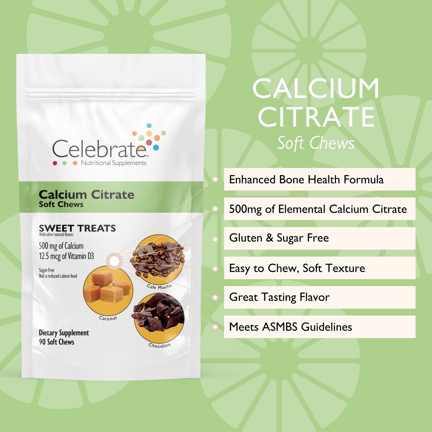 Sweet treats calcium citrate soft chew product information  