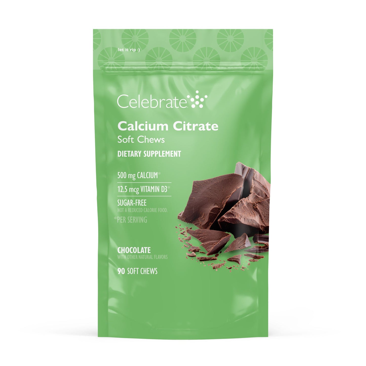 Celebrate Calcium Citrate Soft Chews, chocolate